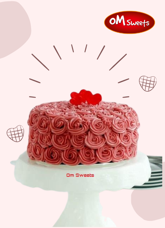 Cherry Bomb Black Forest Cake - Om Sweets